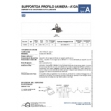 SUPPORTO A PROFILO LAMIERA - A7GA