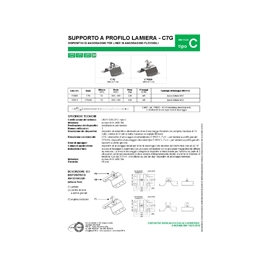 SUPPORTO A PROFILO LAMIERA - C7G